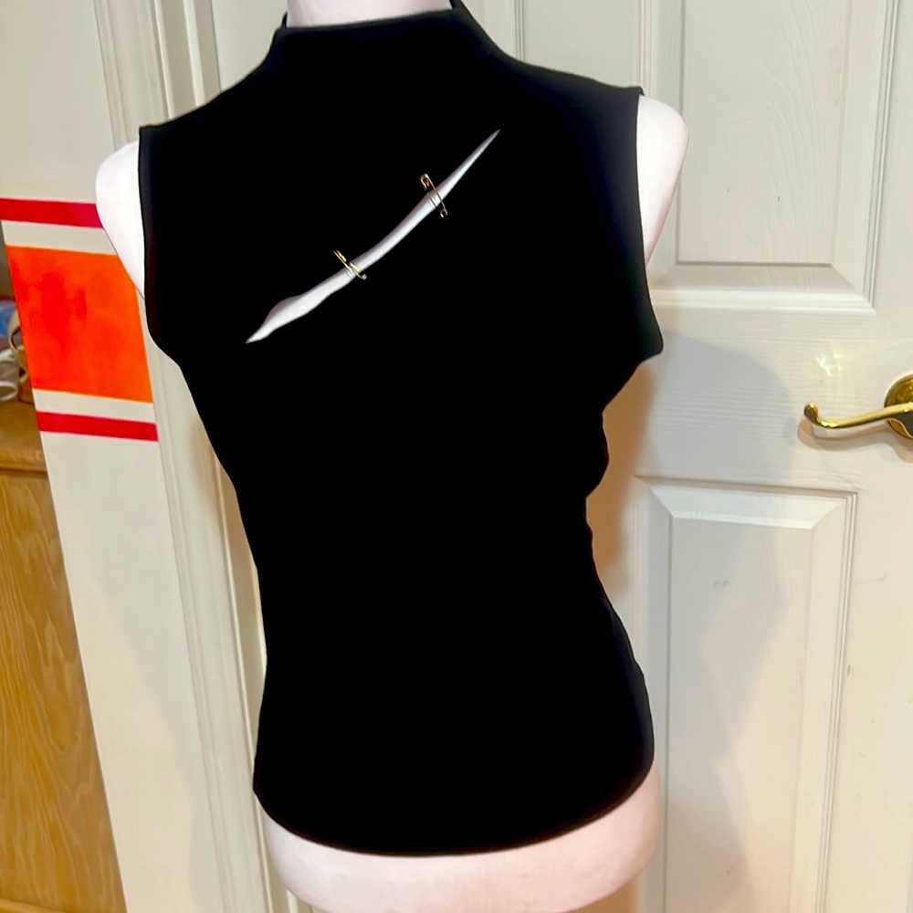Sleeveless dressy knit top